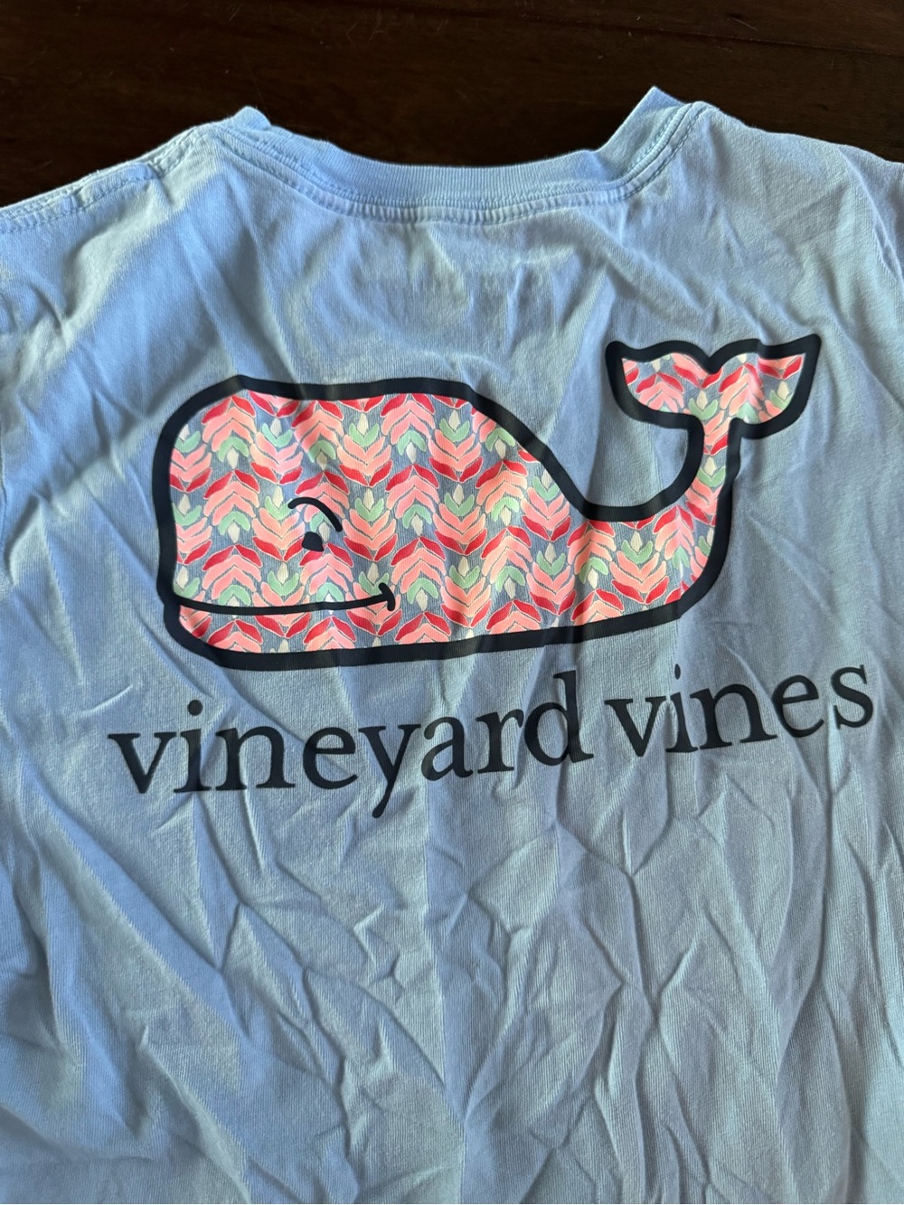 Vineyard Vines Baby Blue Pocket Tee - Picture 2 of 3